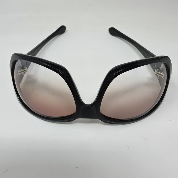 Y2K Oakley Women\'s Script Wrap Sunglasses Black Frame Gradient Lenses Case Bag main image 8